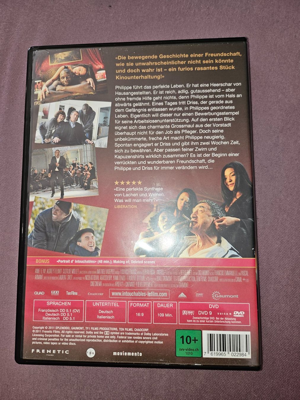 Tous les DVDs: DVD: Intouchables – D'occasion à Thun par Shame 1