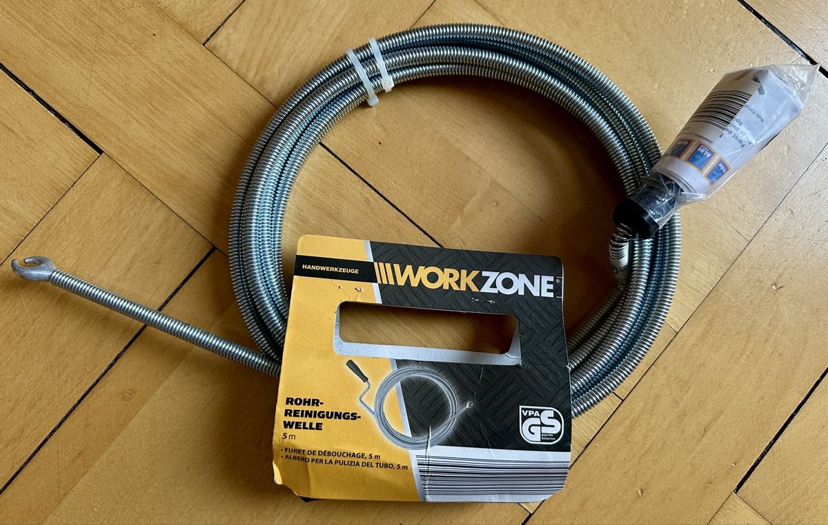 Alle Werkzeuge: Rohrreinigungswelle Workzone | 5 Meter – Neu und originalverpackt aus Winterthur von mat_q5d5
