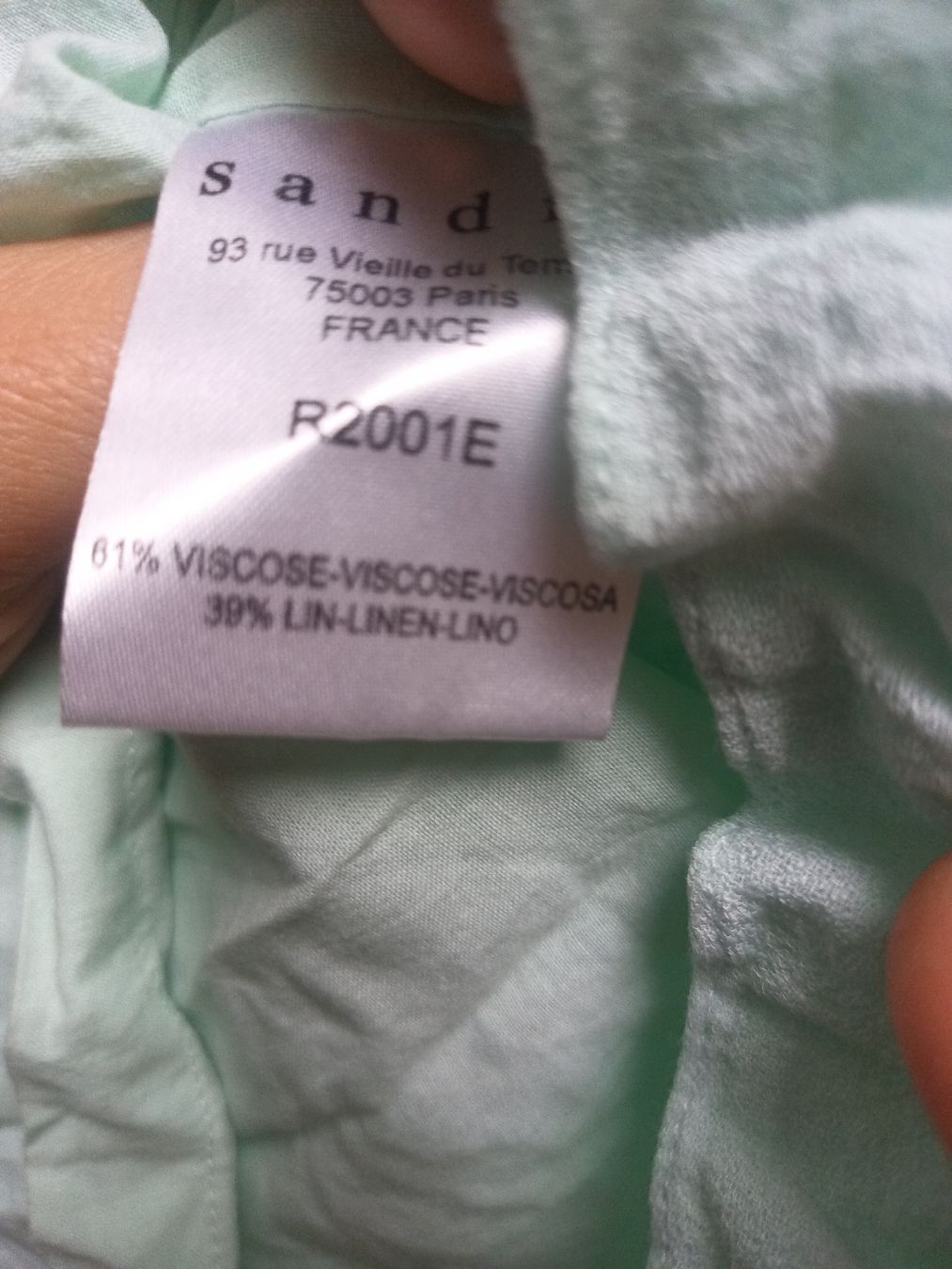 Sandro Kleider: Sandro T2 mint Viskose&Leinen  – Gebraucht aus Dübendorf von selestrine 5