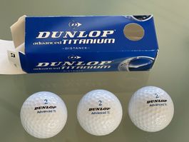 Dunlop Advanced Titanium Golf Bälle (3er Set)