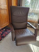 FSM Evolo Leder-Relaxsessel braun – elektrisch