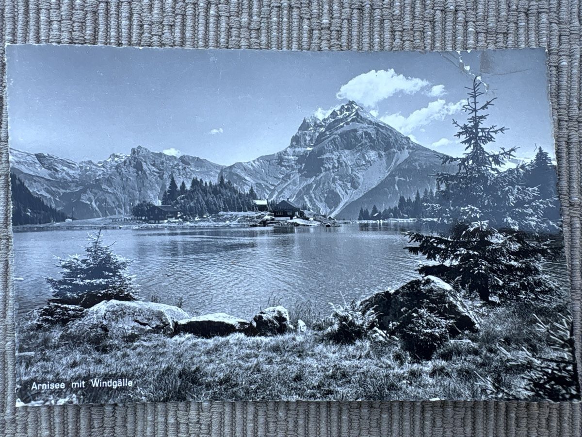 Ansichtskarten: AK von Arnisee mit Windgälle – Gebraucht aus Rümlang von Brieftaube1