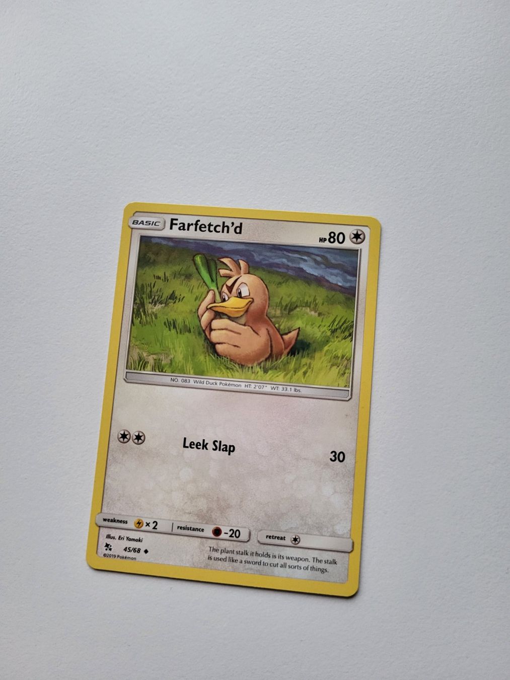 Pokémon Carte collezionabili: Farfetch'd (Hidden Fates 45/68) – Usato da Erlenbach ZH venduto da ram_mjn5