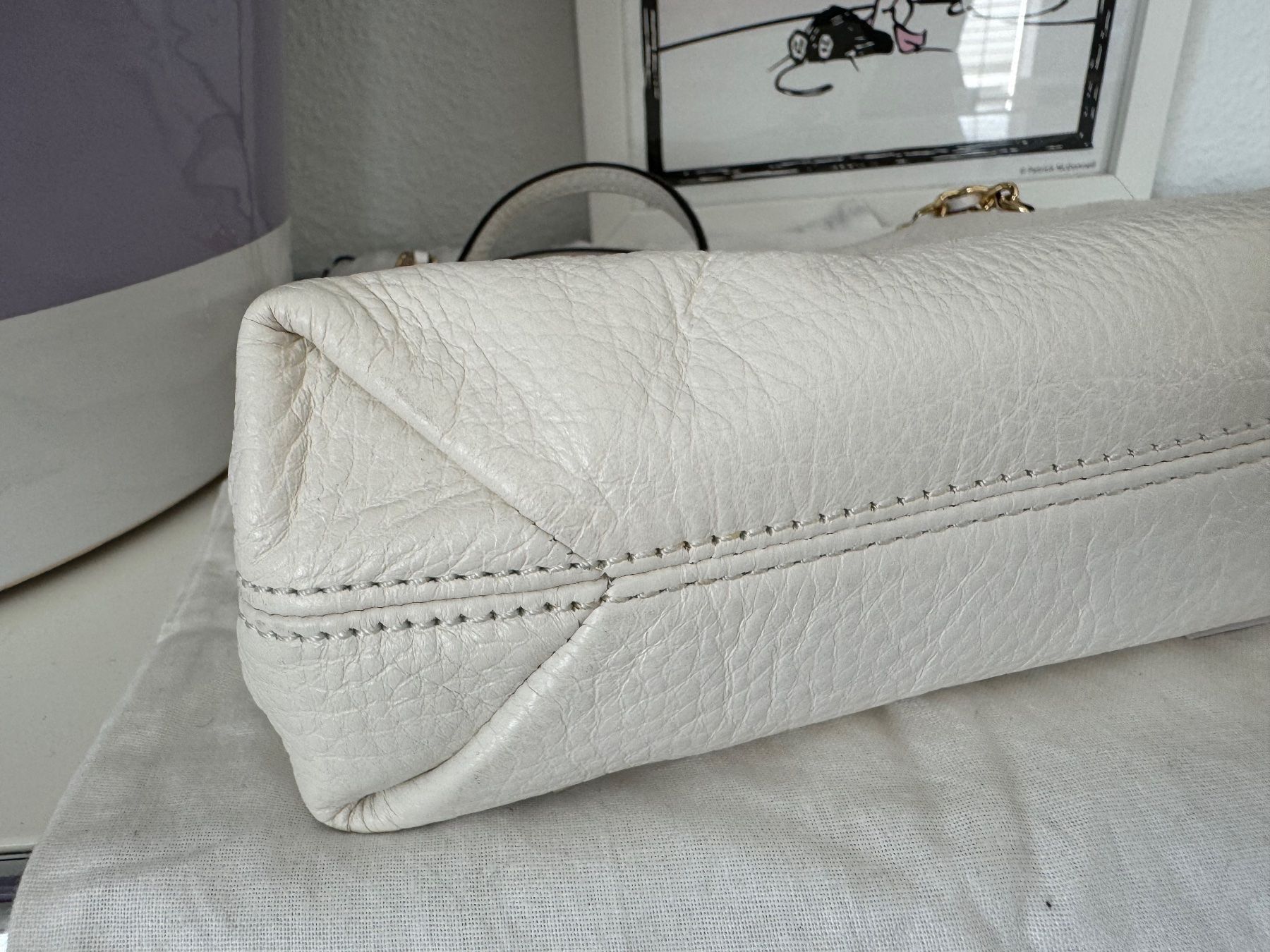 Michael Kors Borse da donna: MICHAEL Michael Kors Jet Set Chain Messenger Bag White Gold – Nuovo (secondo la descrizione) da Zuerich venduto da Moochie 4
