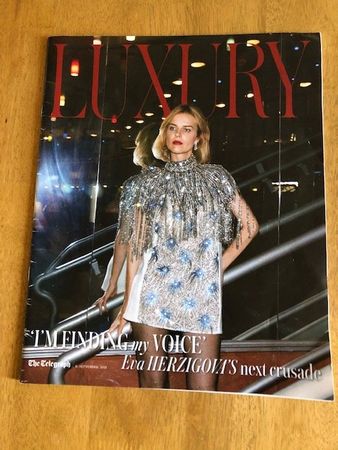 Telegraph Luxury  Eva Herzigova - magazine VOGUE