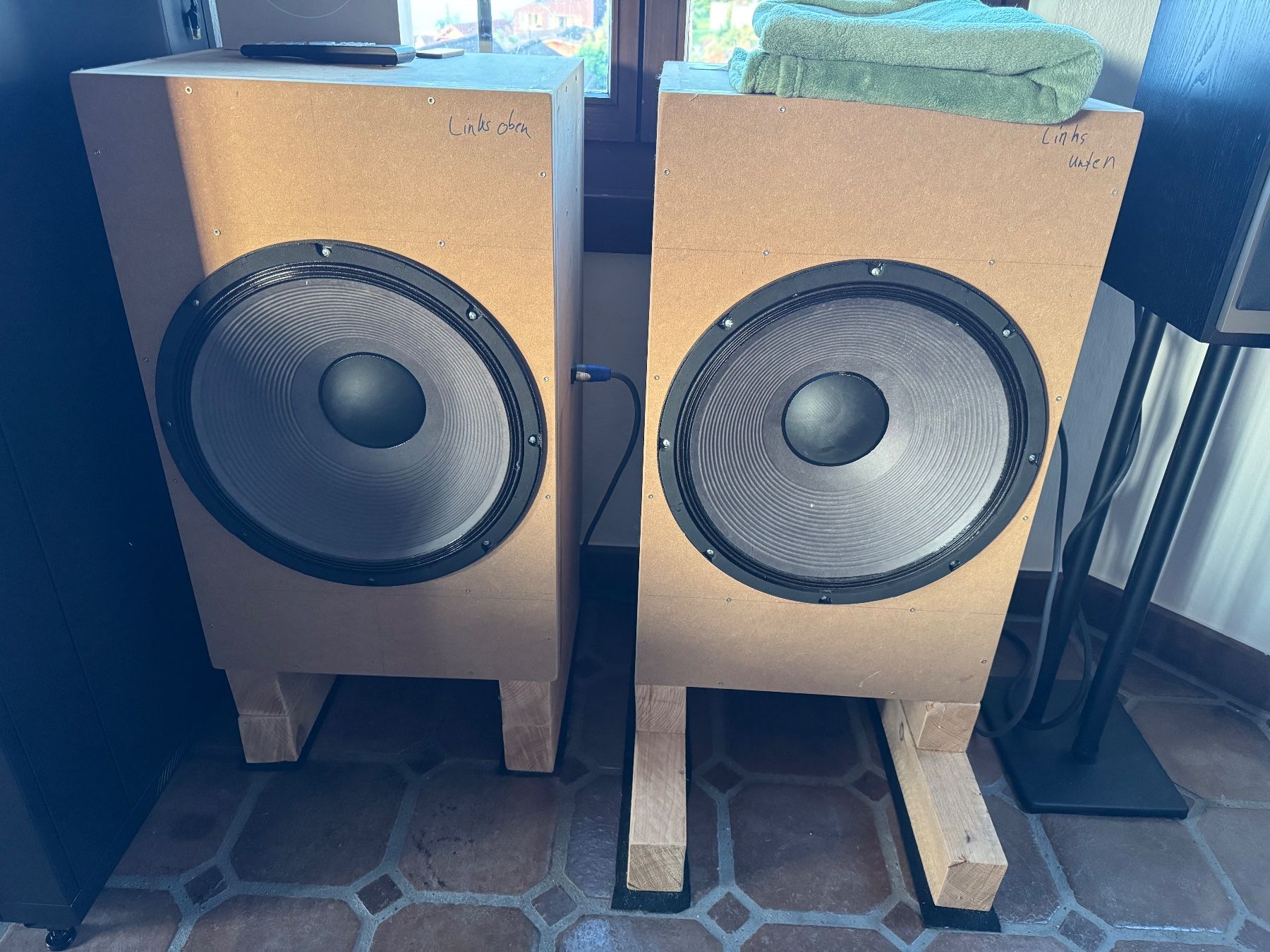 Lautsprecher: 4 x the box Speaker 18-500/8-A – Gebraucht aus Merlischachen von iselli91