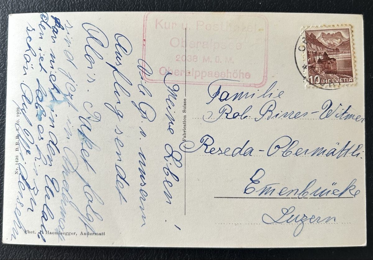 Cartes postales: Furka Oberalp Bahn  – D'occasion à Horw par Tellbub 1