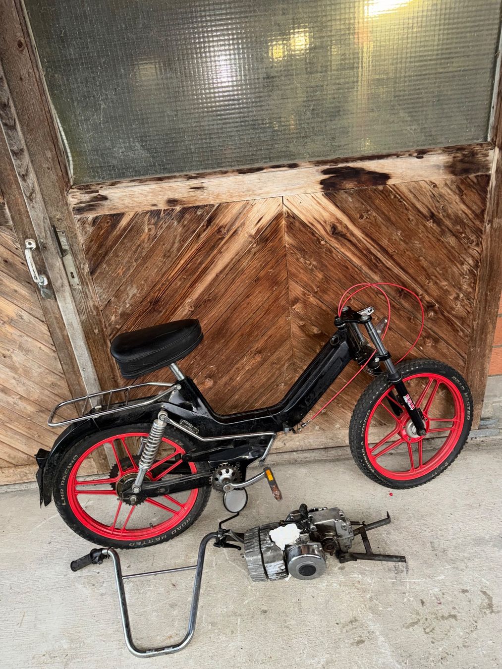 Puch Mofas: Puch Supermaxi Töffli mit E50 – Defekt aus Fahrni b. Thun von Salzberger-FZH 6