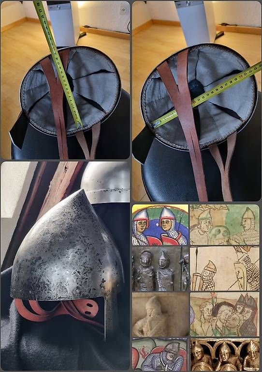 Abbigliamento & accessori d'epoca: Nasalhelm Hochmittelalter  – Usato da Horn venduto da sniper0174