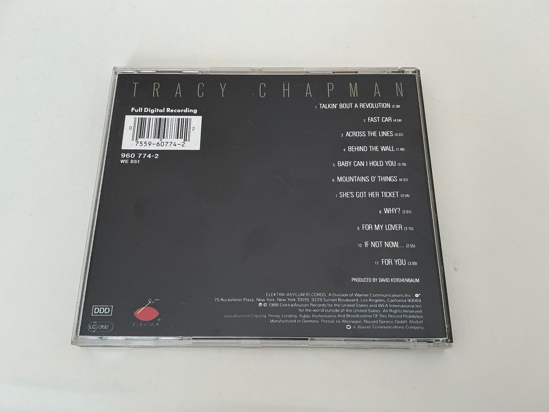 CD: Tracy Chapman / Tracy Chapman / 1988 – Usato da Dübendorf venduto da Troll_88 1