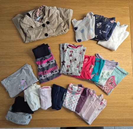 Mädchen Kleider Paket 1, 21 Teile, Winter, Grösse 98