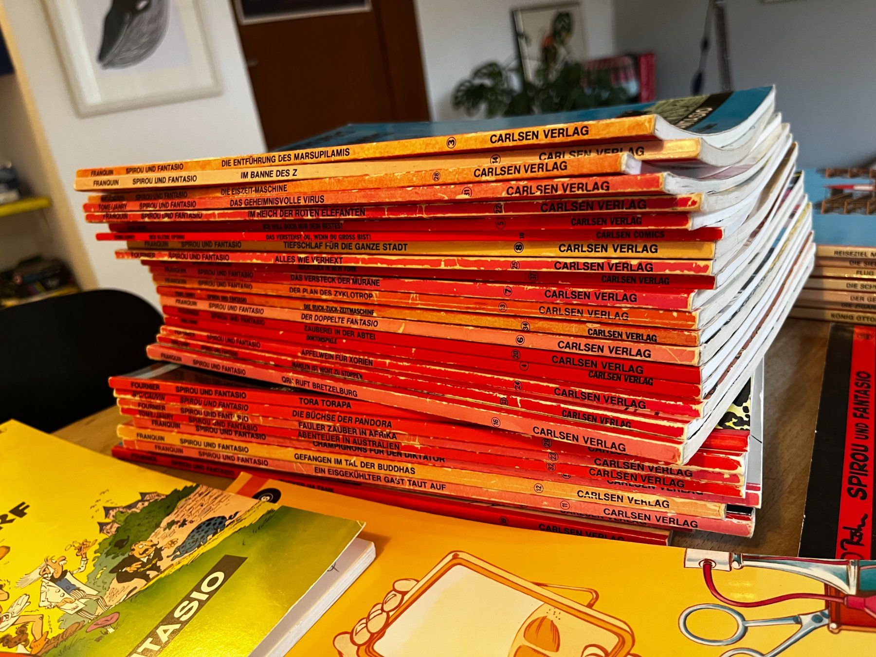 Fumetti: Comic Sammlung Spirou und Fantasio / Tim und Struppi – Usato da Zürich venduto da Allrounders 2