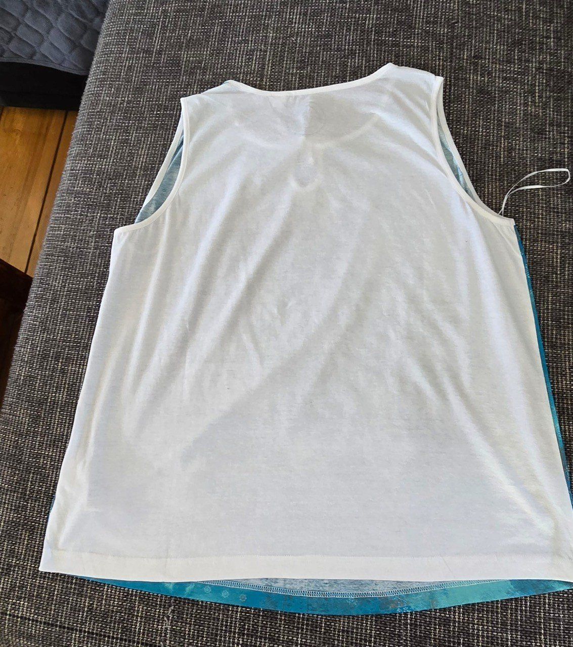 Top: John Baner Top, Grösse XL, blau gemustert, Sommer – Usato da Möhlin venduto da bea_gb97 1