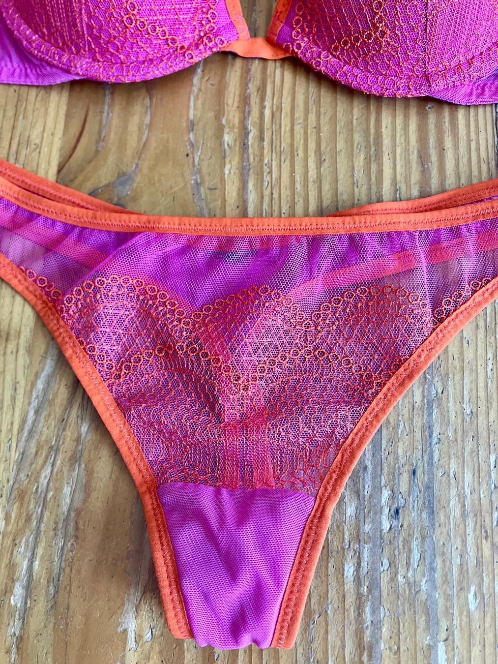 La Perla Altra biancheria intima: La Perla Studio String, Pink / Orange, Gr. S – Usato da Zürich venduto da mou_j96c 1