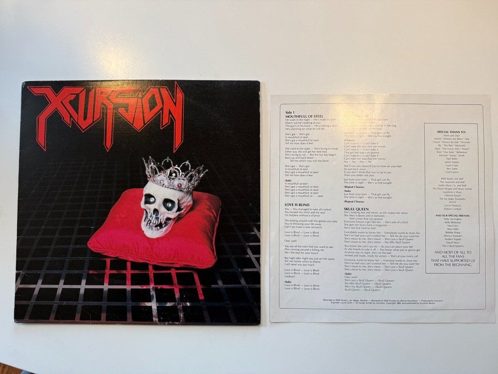 Dischi in vinile: Xcursion - Xcursion - 1983 - LP Vinyl – Usato da Unterägeri venduto da hero87333 5