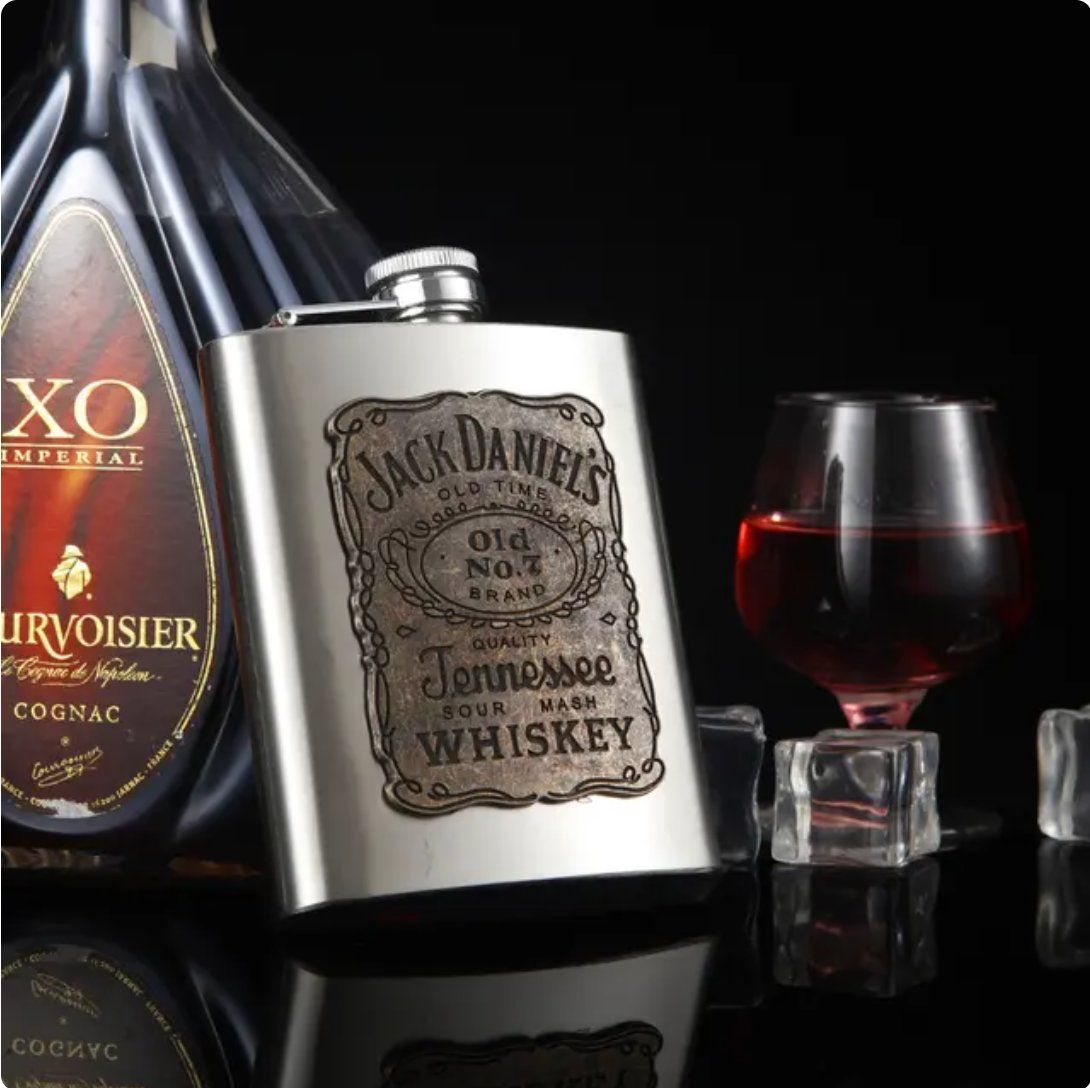 Altro: Vintage Edelstahl Whisky flasche – Nuovo e nell'imballaggio originale da Biberist venduto da ShopSoltan