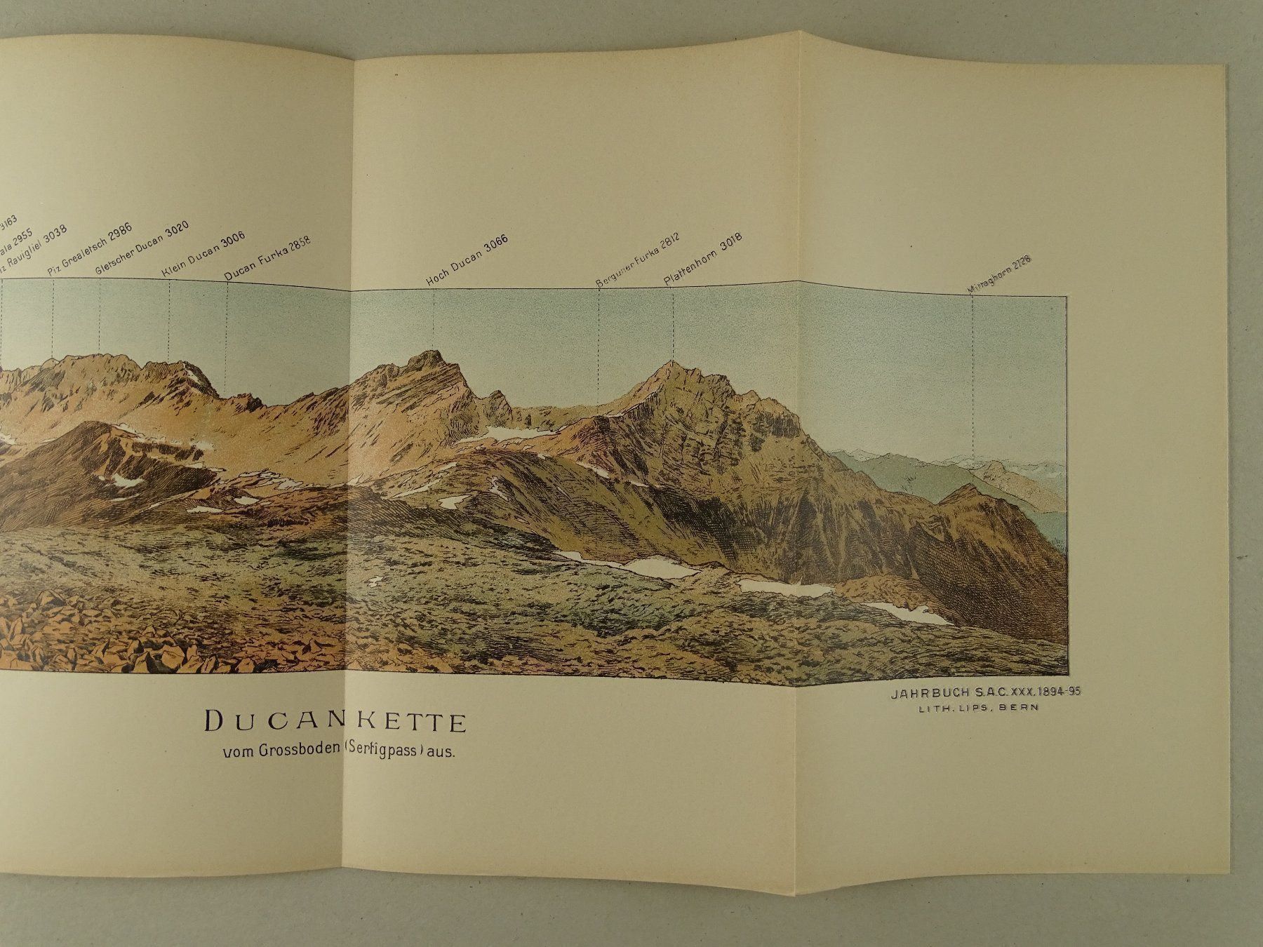 Ghirlande e barre luminose: DUCANKETTE VOM GROSSBODEN, PANORAMA – Usato da Grüningen venduto da Kartensammler 1