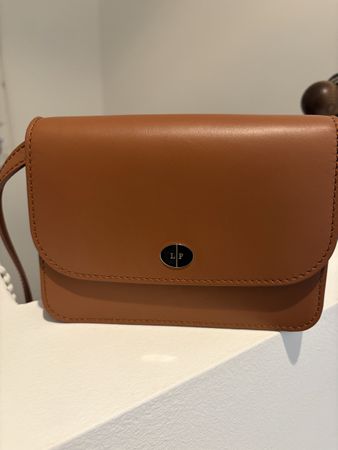 Loropiana Brown Leather Crossbody Bag - Stylish!