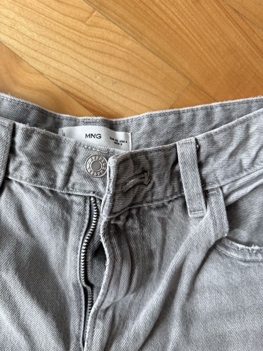 Mango Jeans: Mango Mid-Waist Jeans, grau, Grösse 36 – Usato da Lachen SZ venduto da ali_5xw5 2