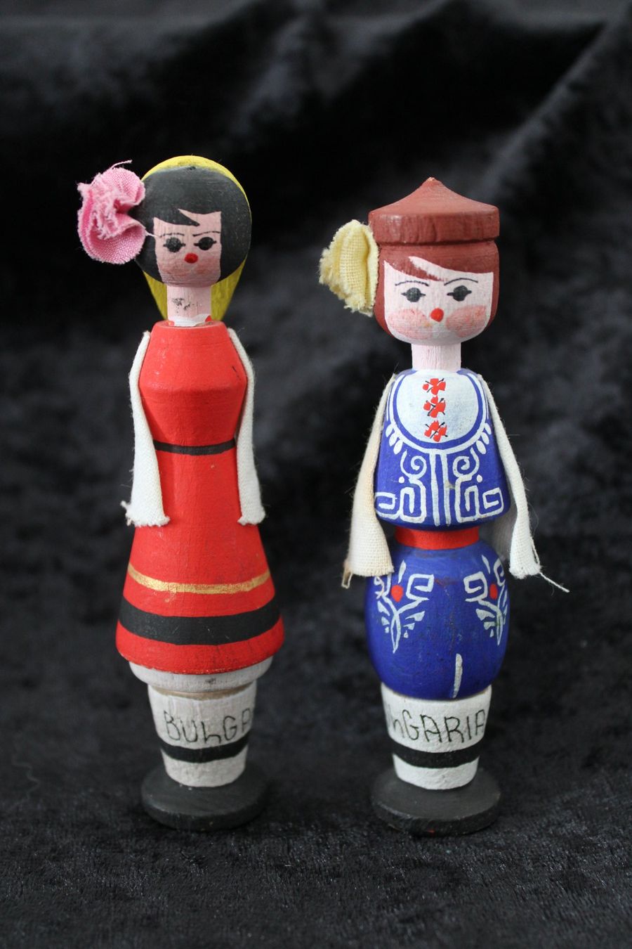 Statuette: 2 Holzfiguren Bulgarien, – Usato da Locarno venduto da fripui 5