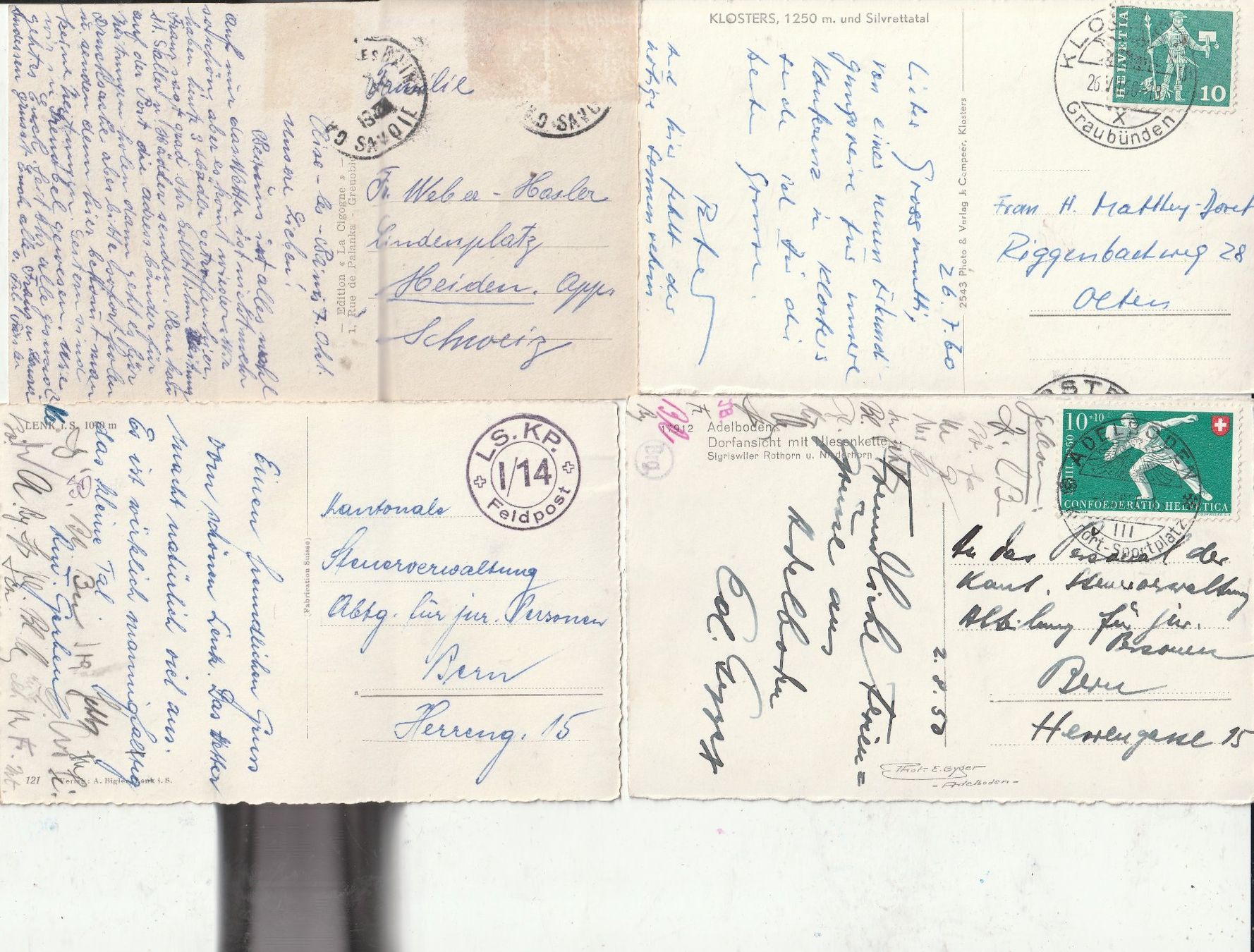 Cartes postales: 20 Diverse  alte Karten Schweiz – D'occasion à Lumbrein par made02 3