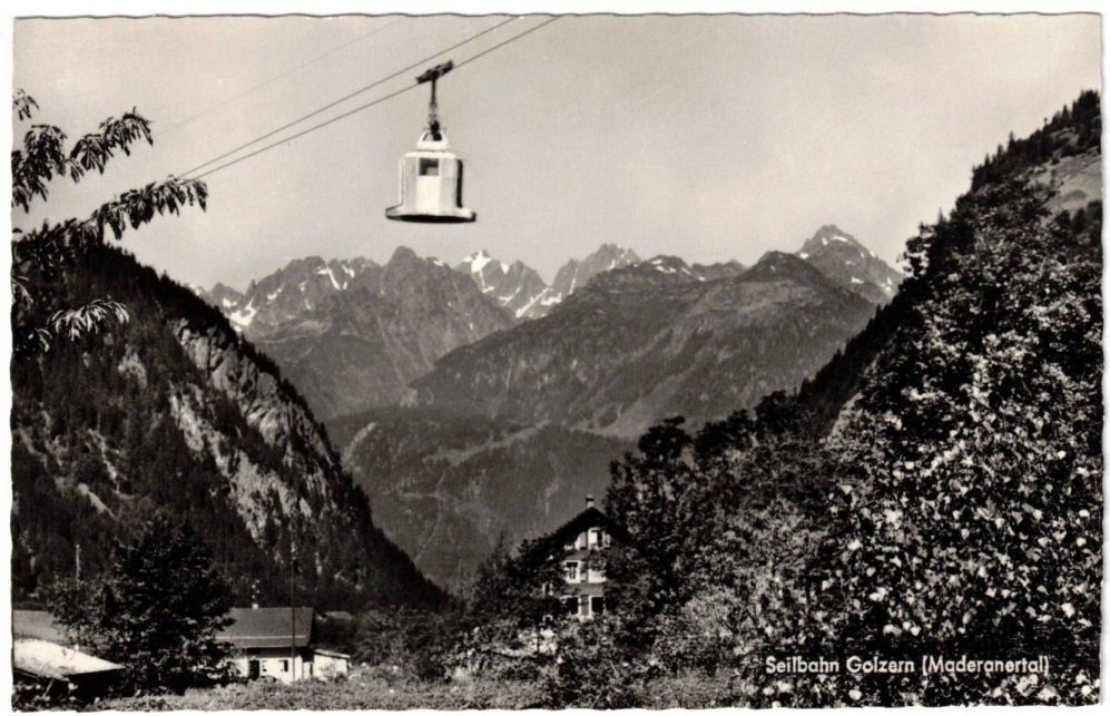 Cartoline postali: Golzern - Luftseilbahn – Usato da Binningen venduto da Mountainrider