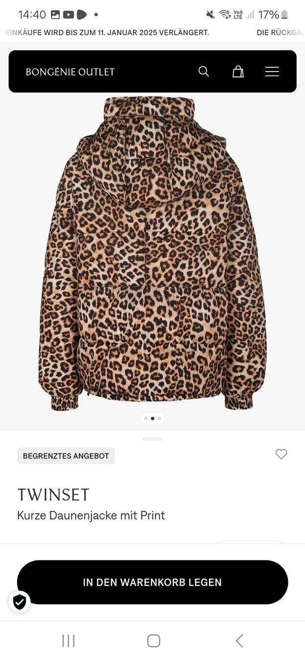 Twinset Jacken: Neu: Daunenjacke von Twinset – Neu (gemäss Beschreibung) aus Eschenbach SG von SanFranciscoCalifornia 2