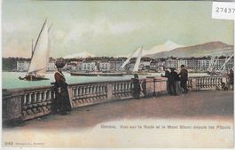 Geneve - Vue sur la Rade et la Mont