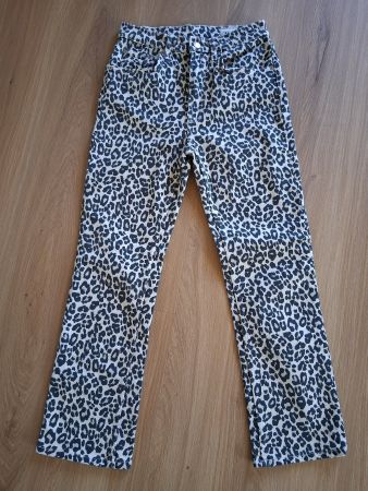 Zara Leopard Hose Jeans Gr. 34 (animal print)