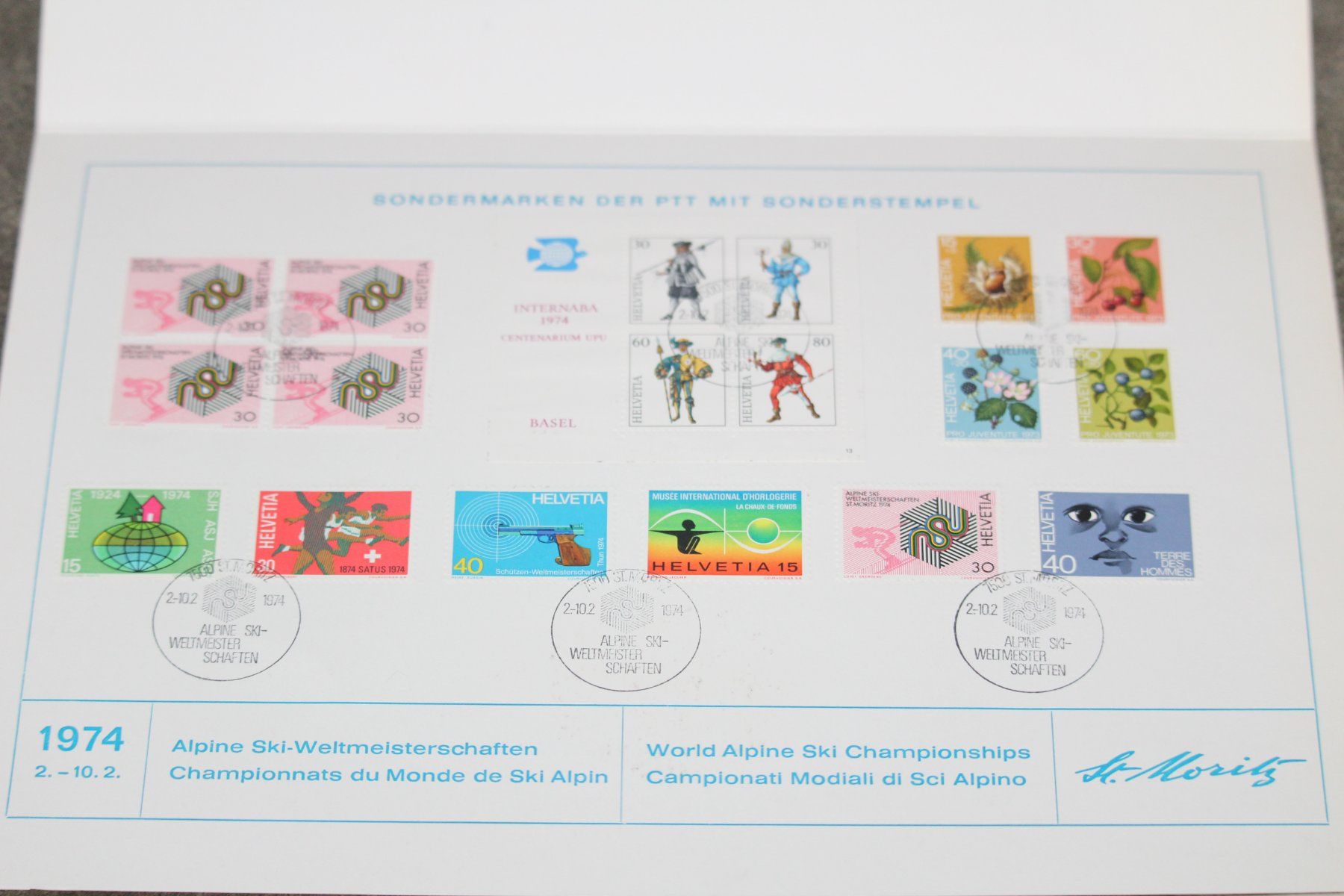 Buste & buste per spedizione: Olympiade St. Moritz 1974 Sonderedition – Nuovo (secondo la descrizione) da Grenchen venduto da juebo 2