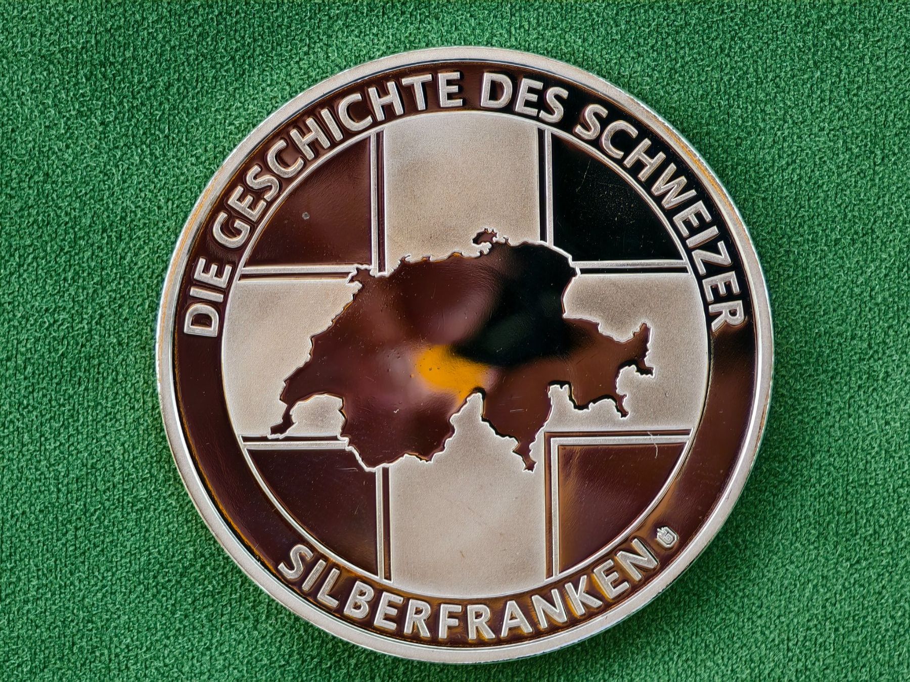 Medaglie: Silberfranken Geschichte der Schweiz Die Physiker – Usato da Aesch BL venduto da steve_weil 1