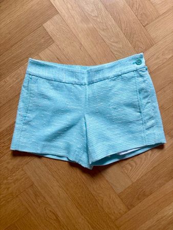 Lilly Pulitzer Size 4 Blue Teal Tweed Shorts