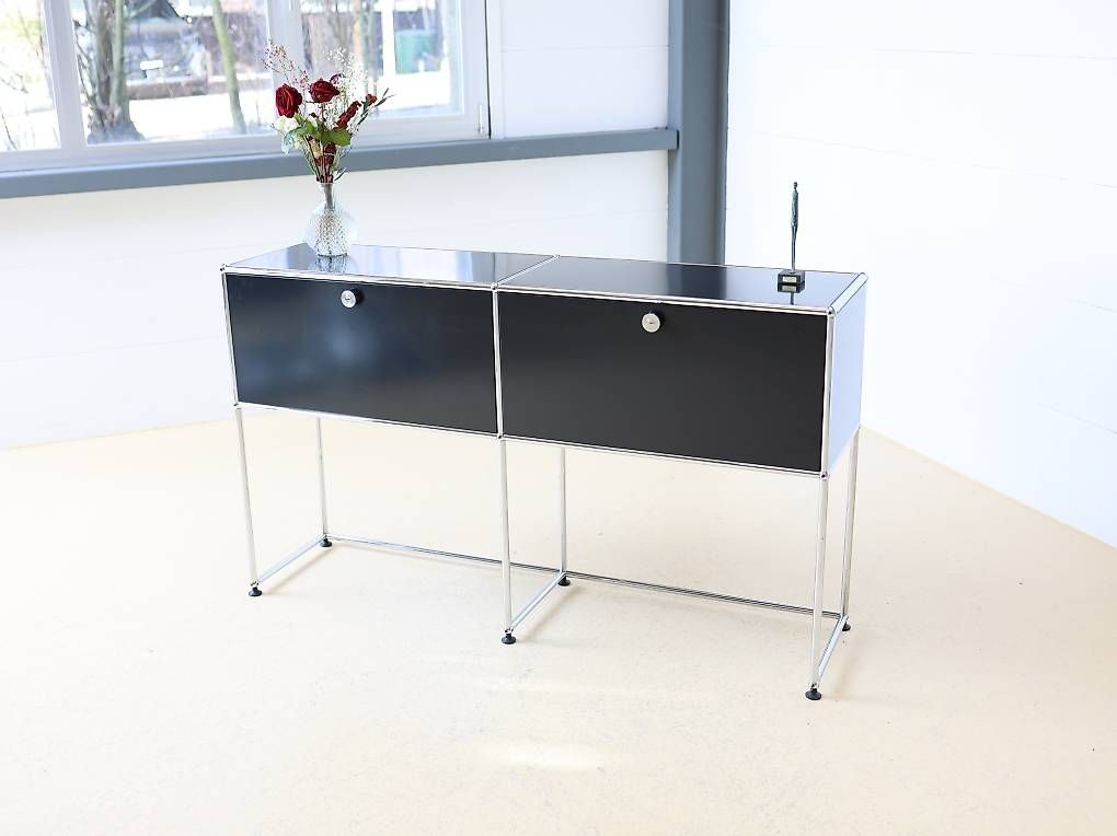 USM Cassettiere: USM Haller Sideboard in Schwarz – Usato da Meinisberg venduto da atelier_TILIJA 4