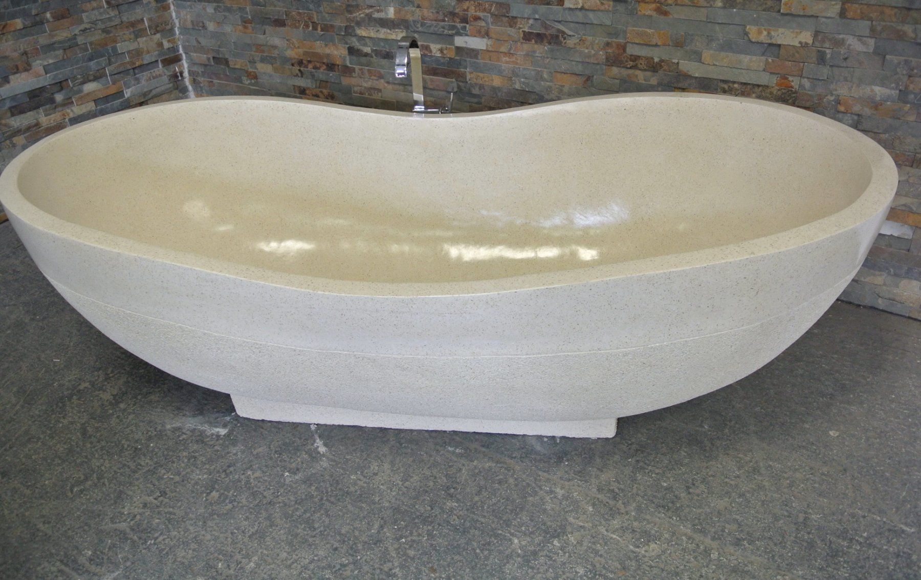Vasche da bagno: Badewanne Freistehend Wanne Spa Terrazzo – Nuovo e nell'imballaggio originale da Daisendorf venduto da Wohn-Kult 8