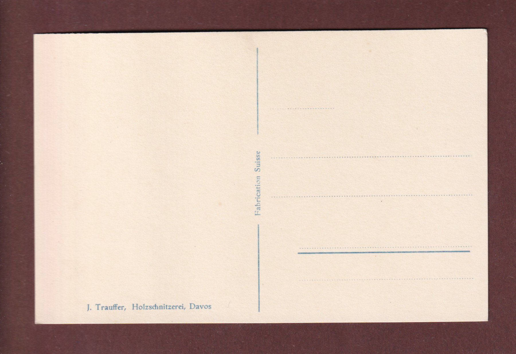 Cartes postales: In DAVOS – D'occasion à Pully par nicecards-shop 1