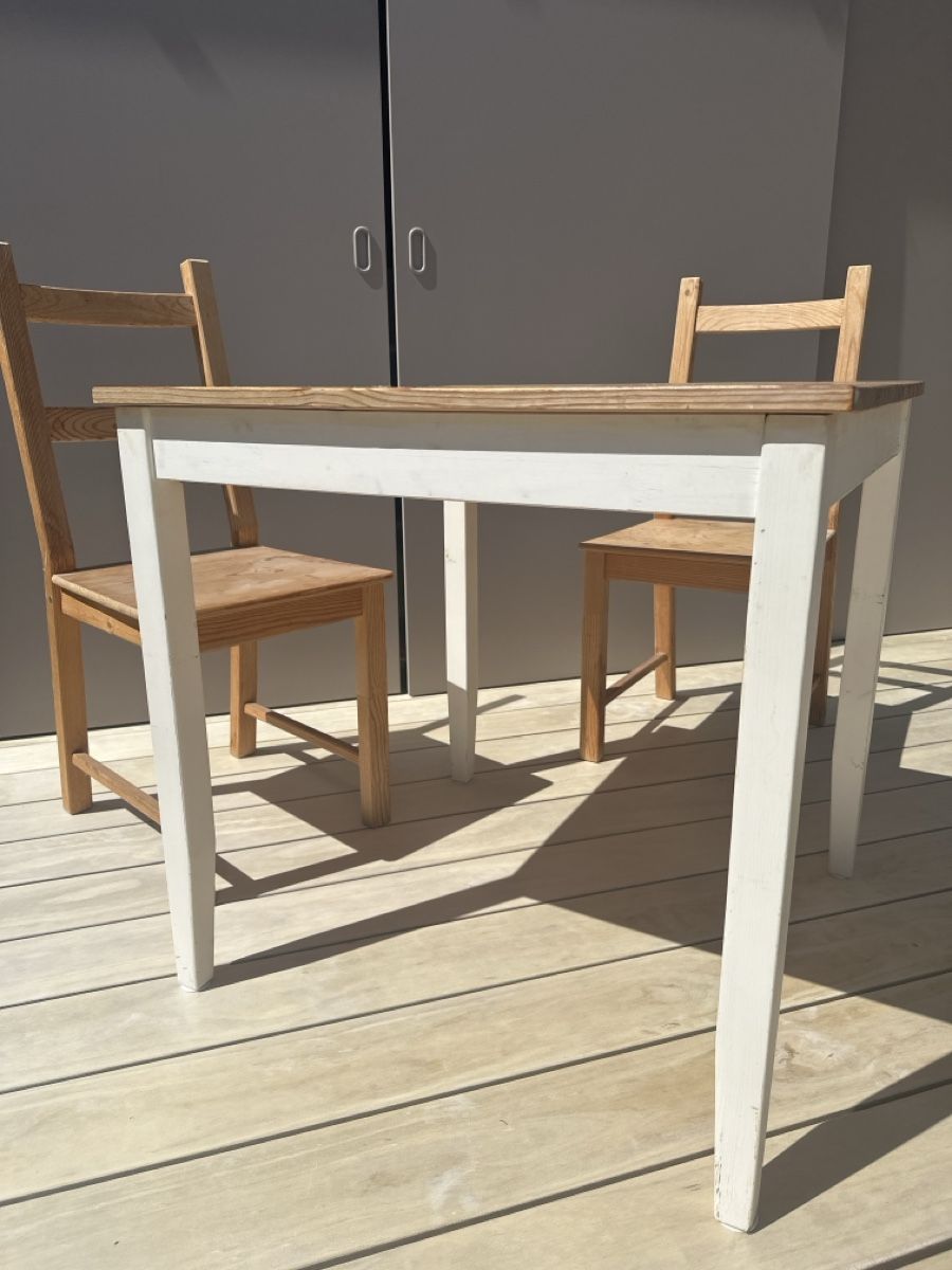 Ikea Set di tavolo e panche: Tisch mit 2 Stühlen, IKEA, Frühling – Usato da Rothenburg venduto da wer_g9fd 4