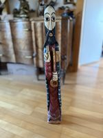 Handgefertigte Holzfigur / Heiliger Petrus