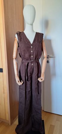 Breal, combinaison pantalon / Overall /  Jumpsuit, brune