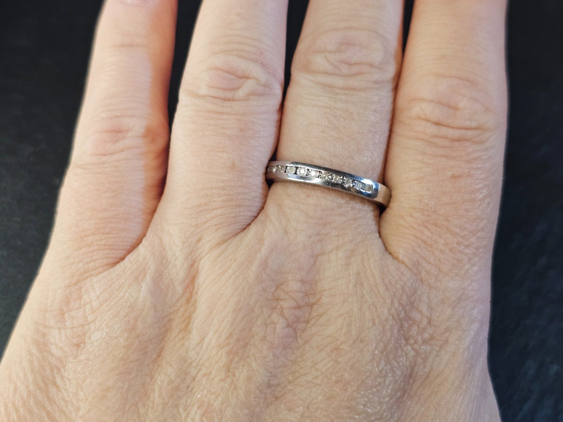 Anelli: Silberring 12 Diamanten getestet 925 Silber 0,06ct Ring – Nuovo (secondo la descrizione) da Riedt b. Erlen venduto da Gottestraene 7