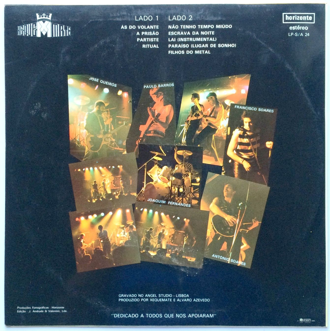 Vinyles: XEQUE MATE - EM NOME DO PAI, DO FILHO E DO ROCK 'N' ROLL – D'occasion à Bottens par hotter-than-hell 1