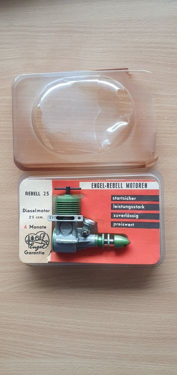 Modellmotor Engel-Rebell 25 Diesel mit Schalldämpfer (Neuf (Voir ...