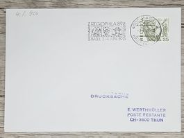 CL02 Enveloppe + Timbre Suisse 1989