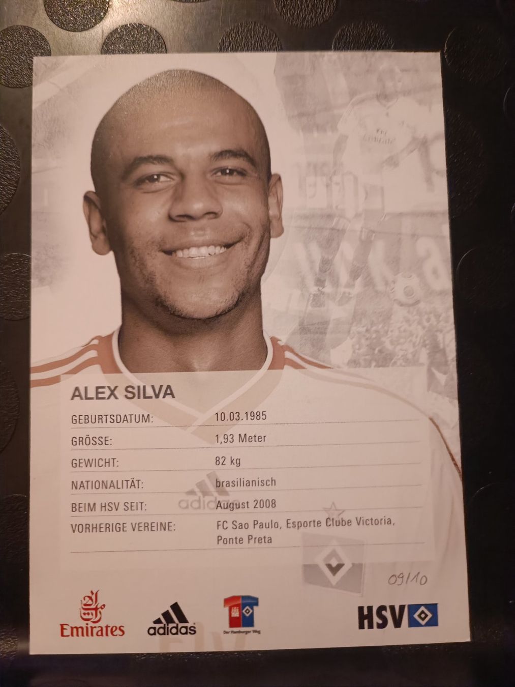 Autografi: Nigel de Jong - HSV - Handsigniert – Usato da Menziken venduto da Artographs 1