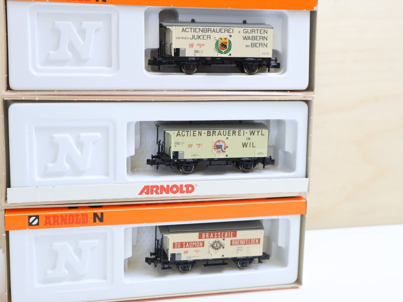 Arnold Modelleisenbahnen: ARNOLD SBB Oldtimer Bierwagen Set HN6020 – Gebraucht aus Winterthur von Monstera 1