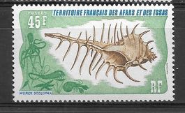 Afar und Issa Nr. 140 Meeresschnecke ** 19.12.1975