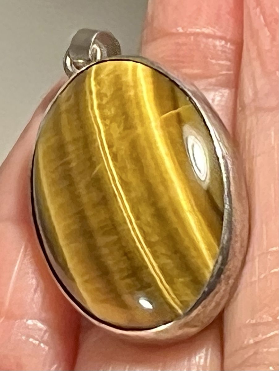 Ciondoli: Pendentif Oeil de Tigre Argent 925 – Usato da Genève venduto da DELIRBEADS 6
