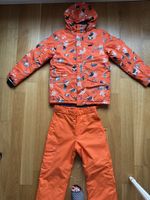 Termit Ski-Zweiteiler Gr 152, orange, cooler Print