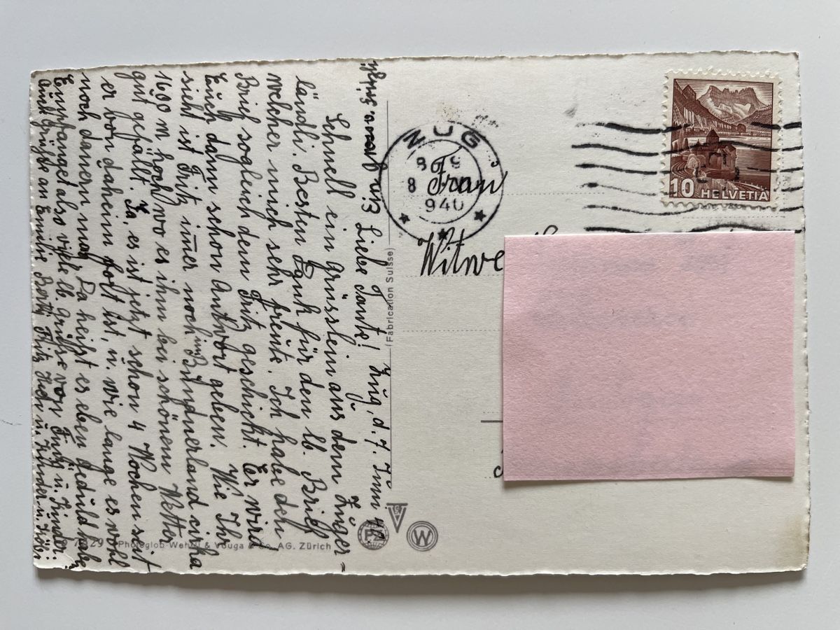 Cartoline postali: AK: 1940. Zug vom Quai aus. – Usato da Uster venduto da Arrayo 1