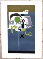 Ennio Tamburi - Original Vintage Lithographie, abstrakt