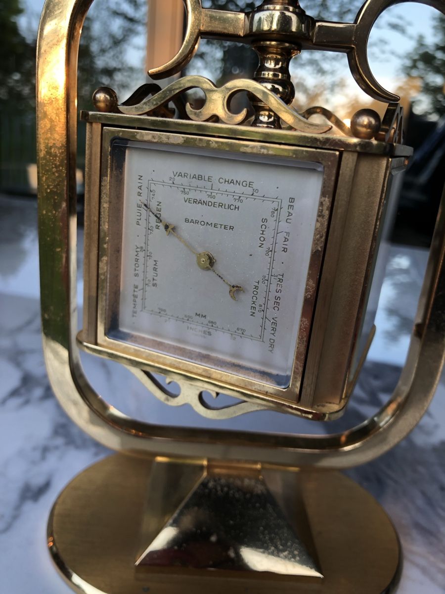 Imhof Orologi da terra & Orologi da parete: IMHOF Wetterstation/ Horloge de table – Usato da Arlesheim venduto da Men_l77g 1